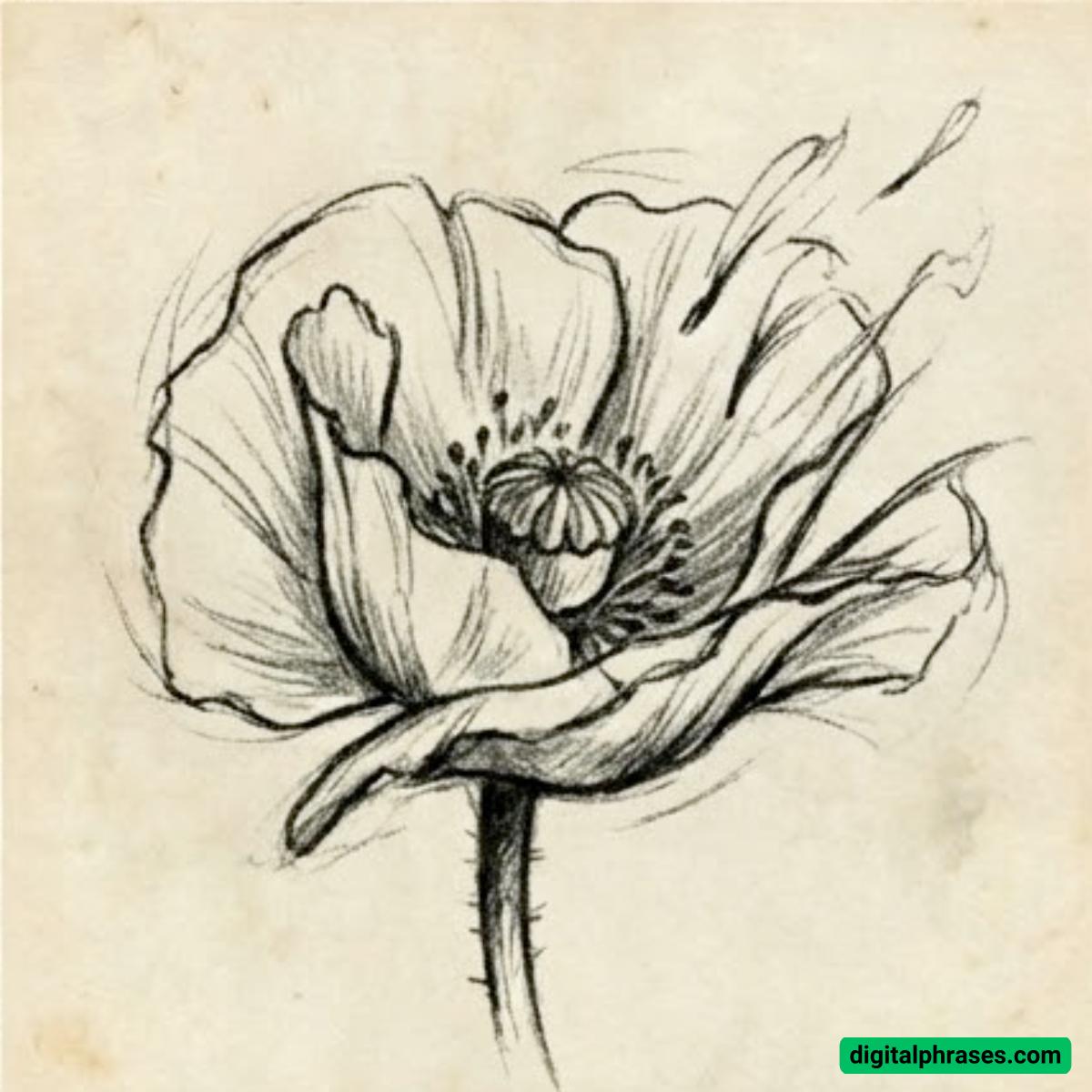 29 Flower Drawing Ideas 29 Flower Drawing Ideas