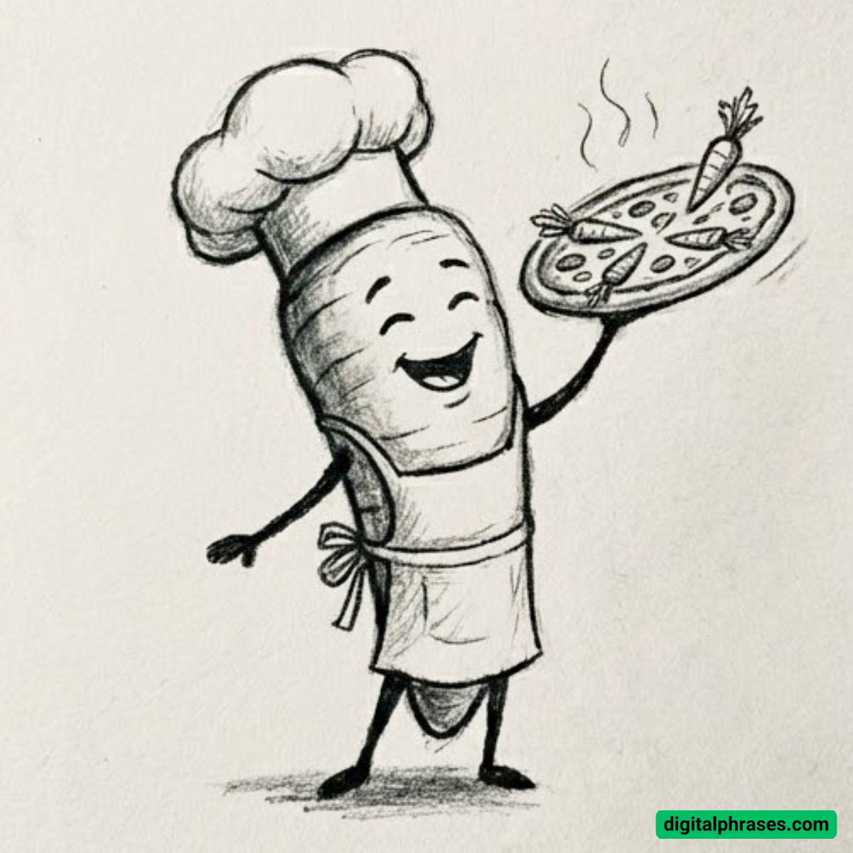 22 Carrot Drawing Ideas 22 Carrot Drawing Ideas