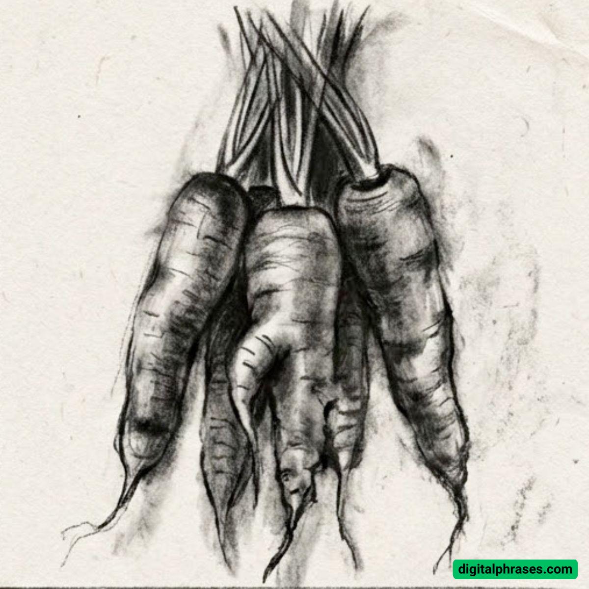 22 Carrot Drawing Ideas 22 Carrot Drawing Ideas