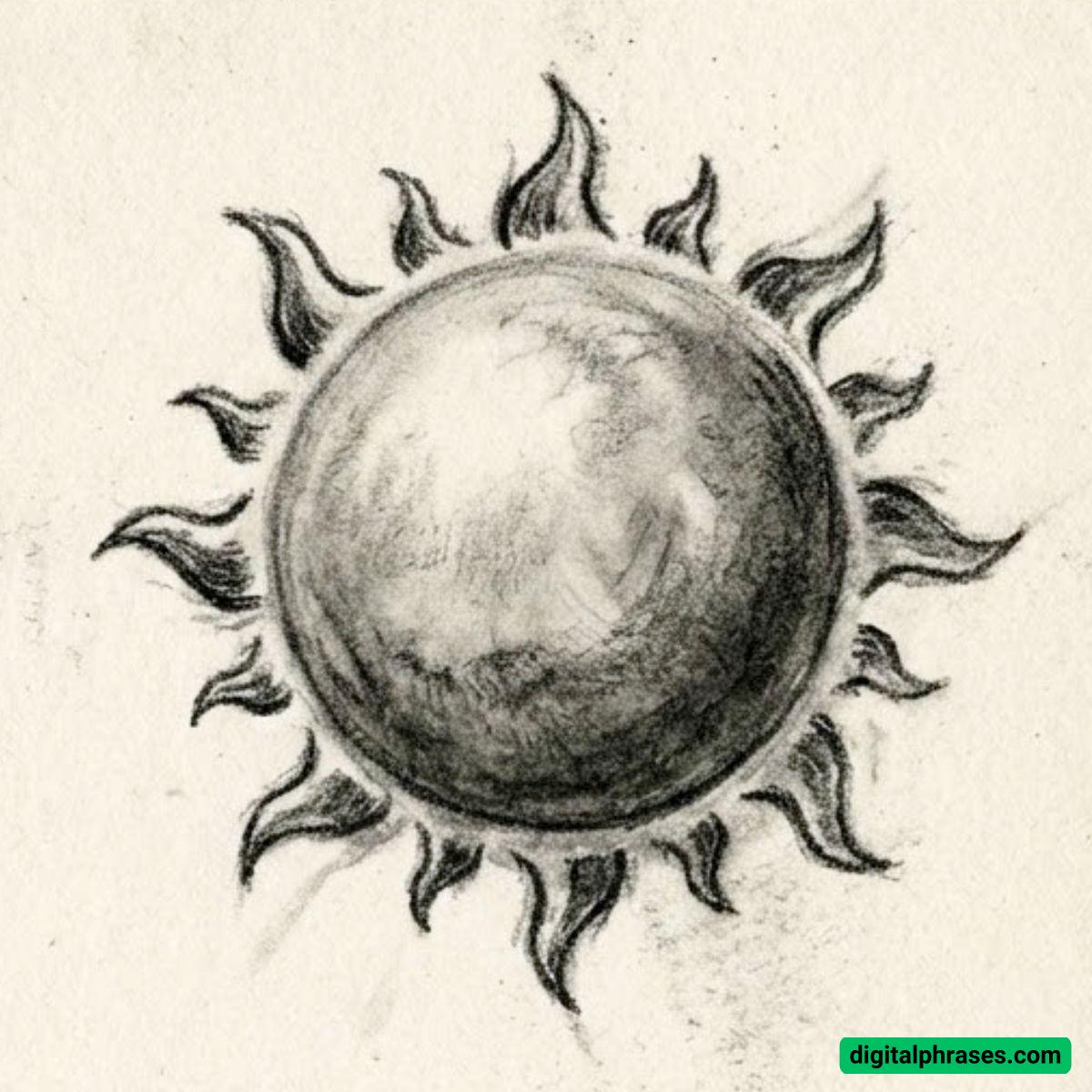 22 Sun Drawing Ideas