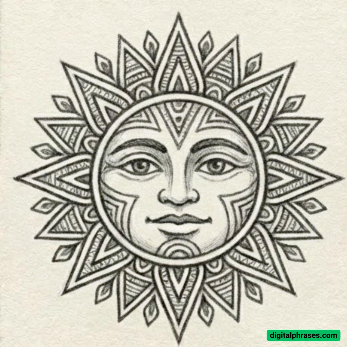 22 Sun Drawing Ideas 22 Sun Drawing Ideas