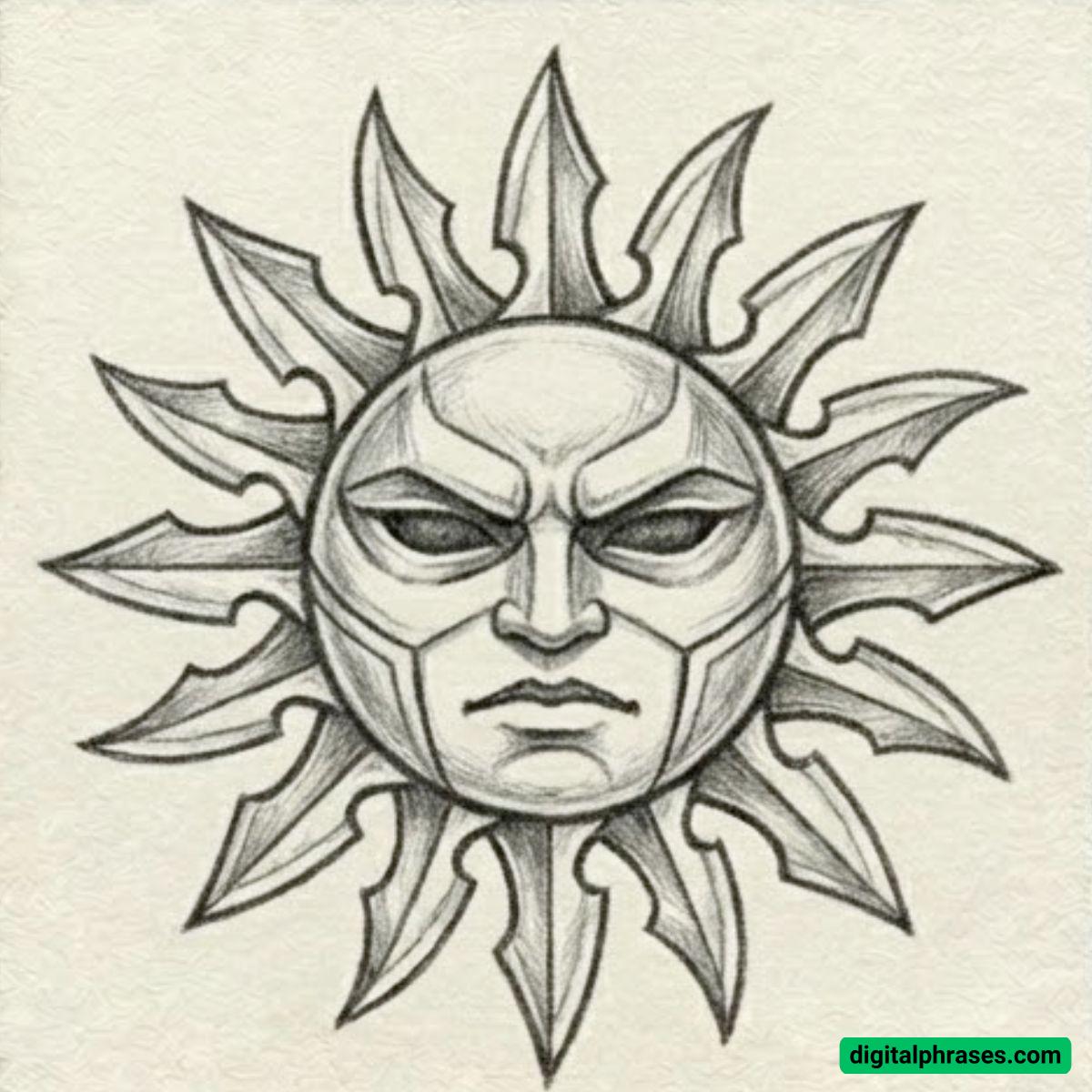 22 Sun Drawing Ideas