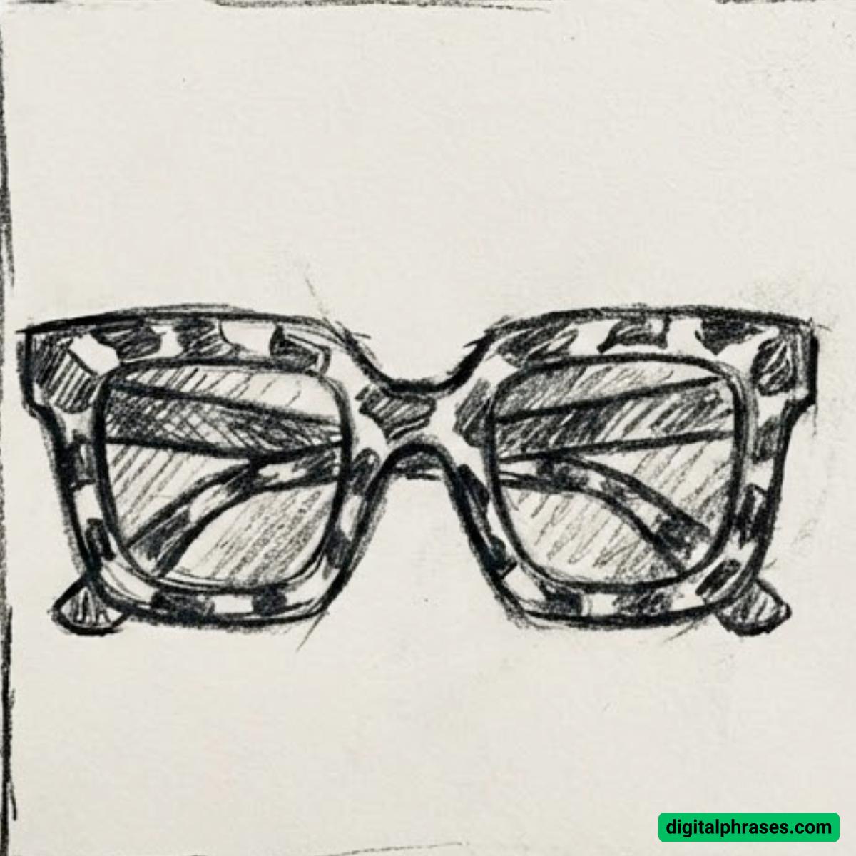 15 Drawing Ideas of Sunglasses
