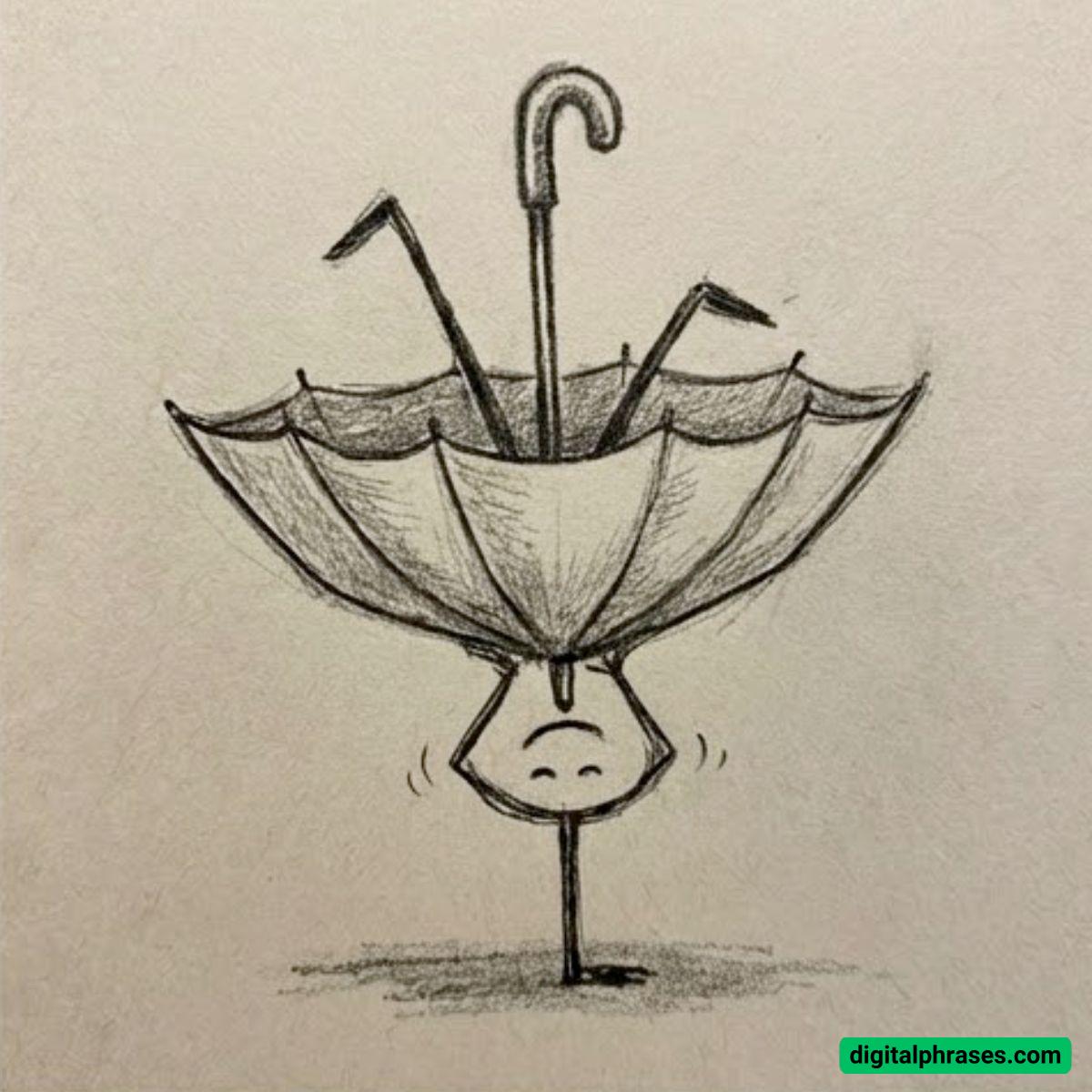 14 Umbrella Drawing Ideas