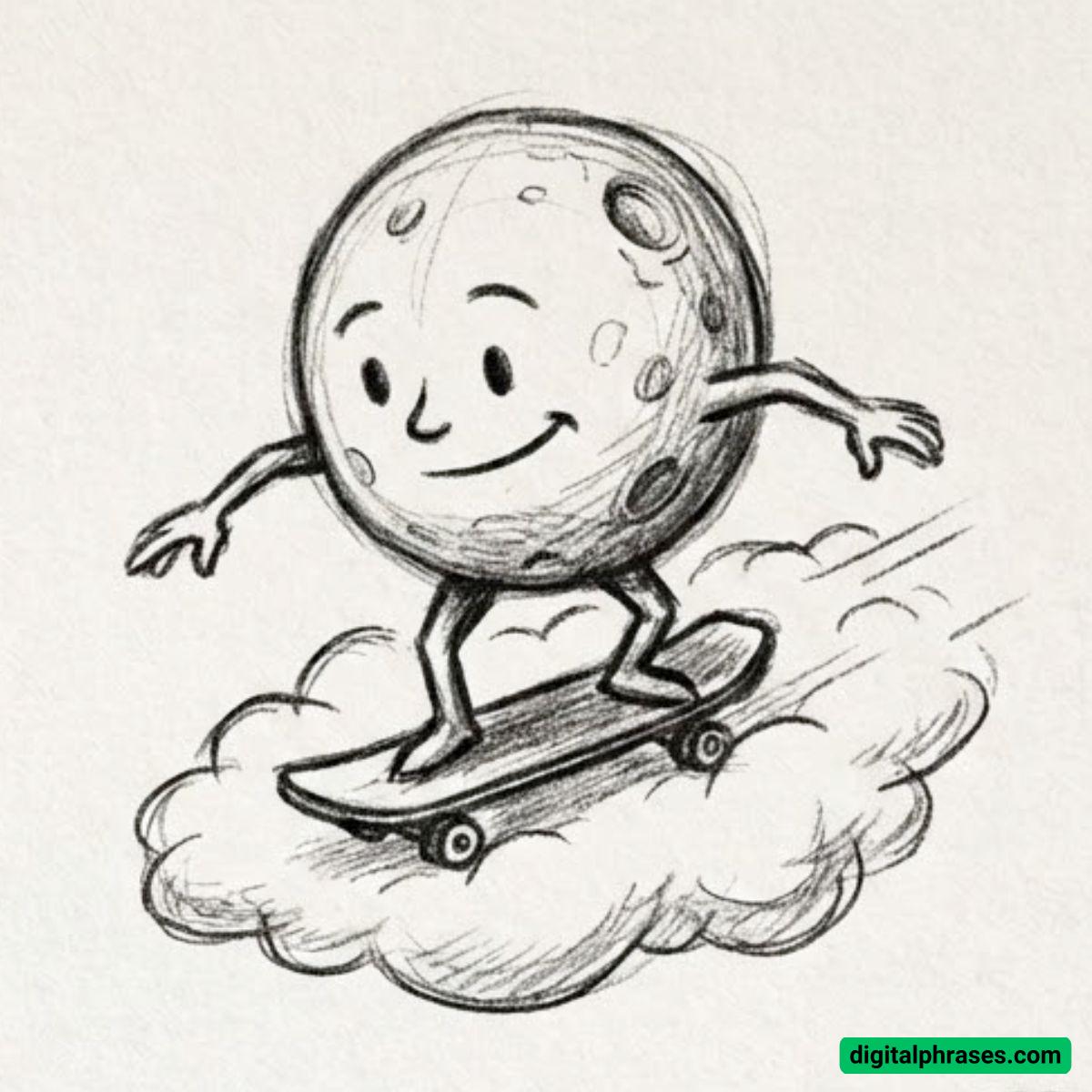 21 Moon Drawing Ideas 21 Moon Drawing Ideas