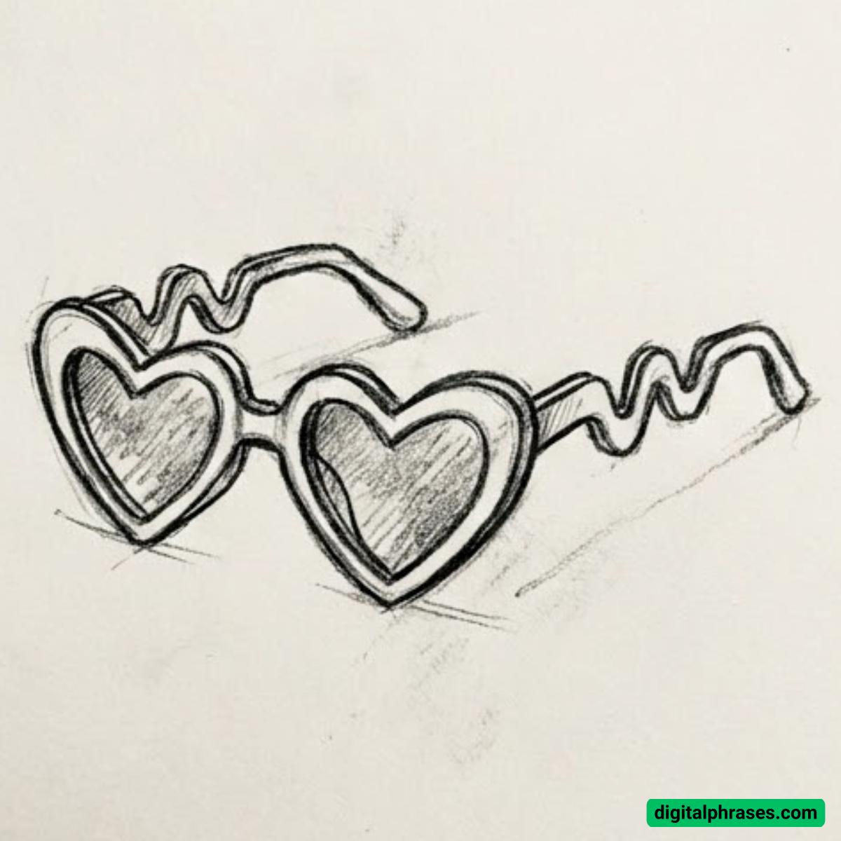 15 Drawing Ideas of Sunglasses