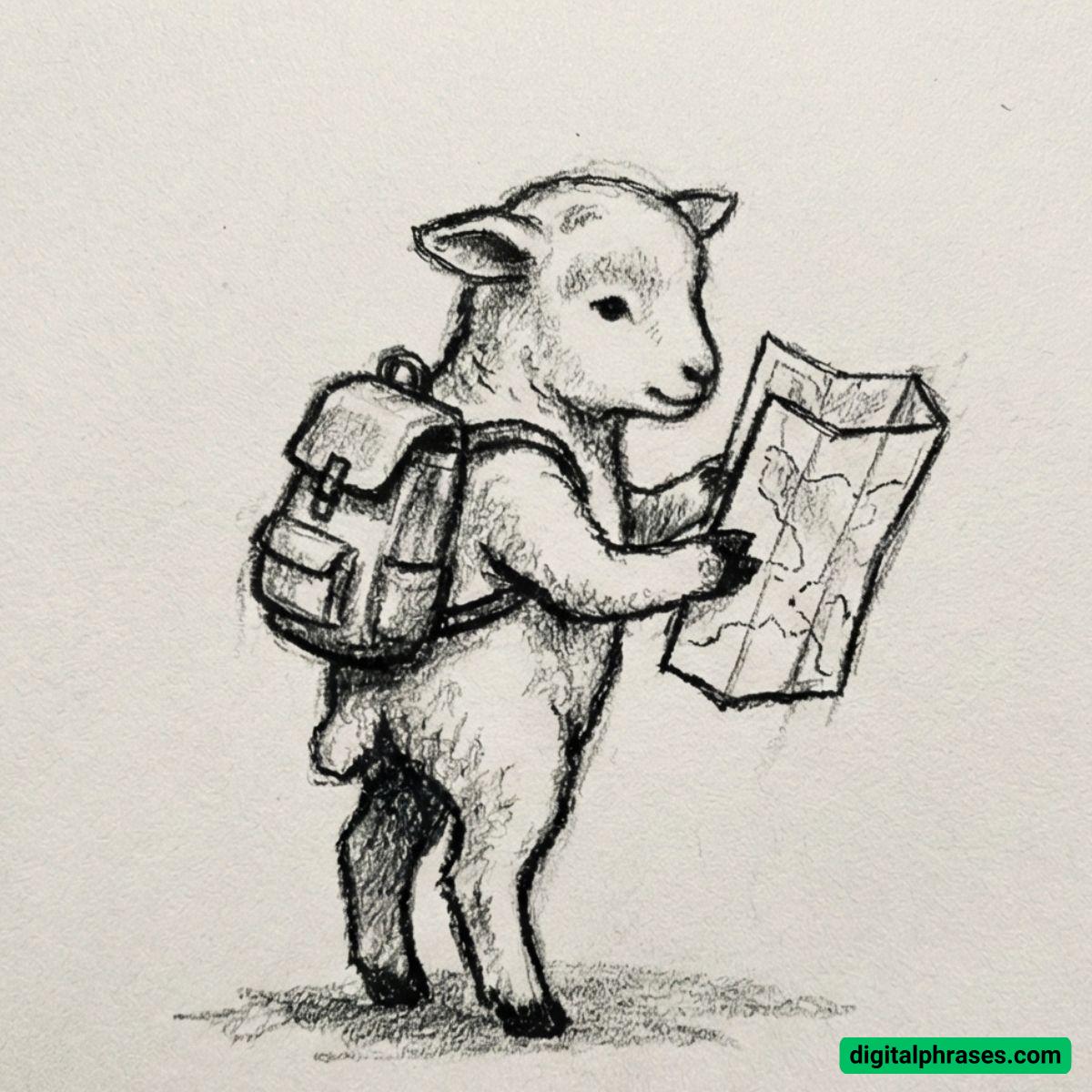 22 Lamb Drawing Ideas