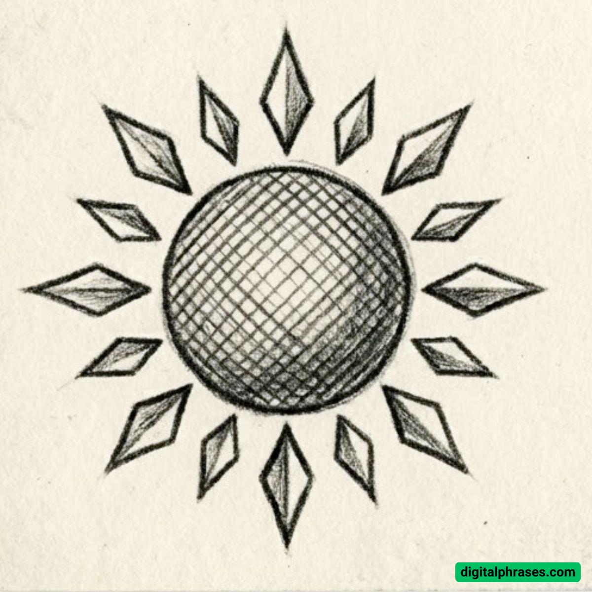 22 Sun Drawing Ideas 22 Sun Drawing Ideas