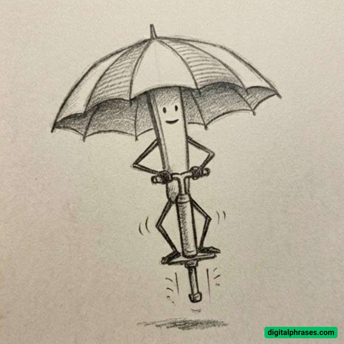 14 Umbrella Drawing Ideas