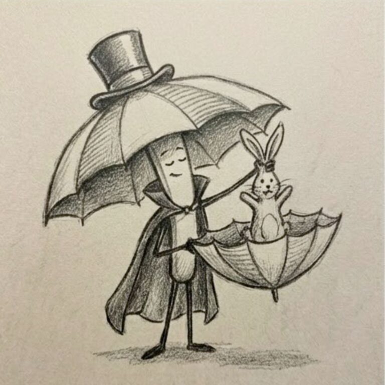 14 Umbrella Drawing Ideas