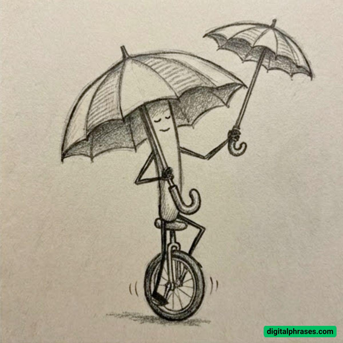 14 Umbrella Drawing Ideas