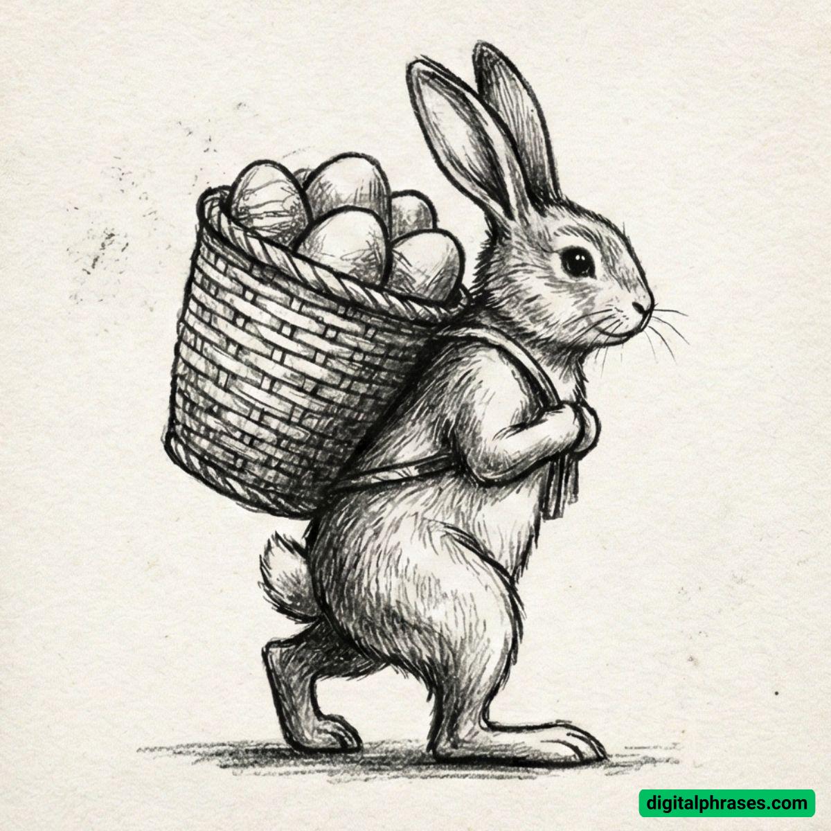 21 Easter Bunny Drawing Ideas