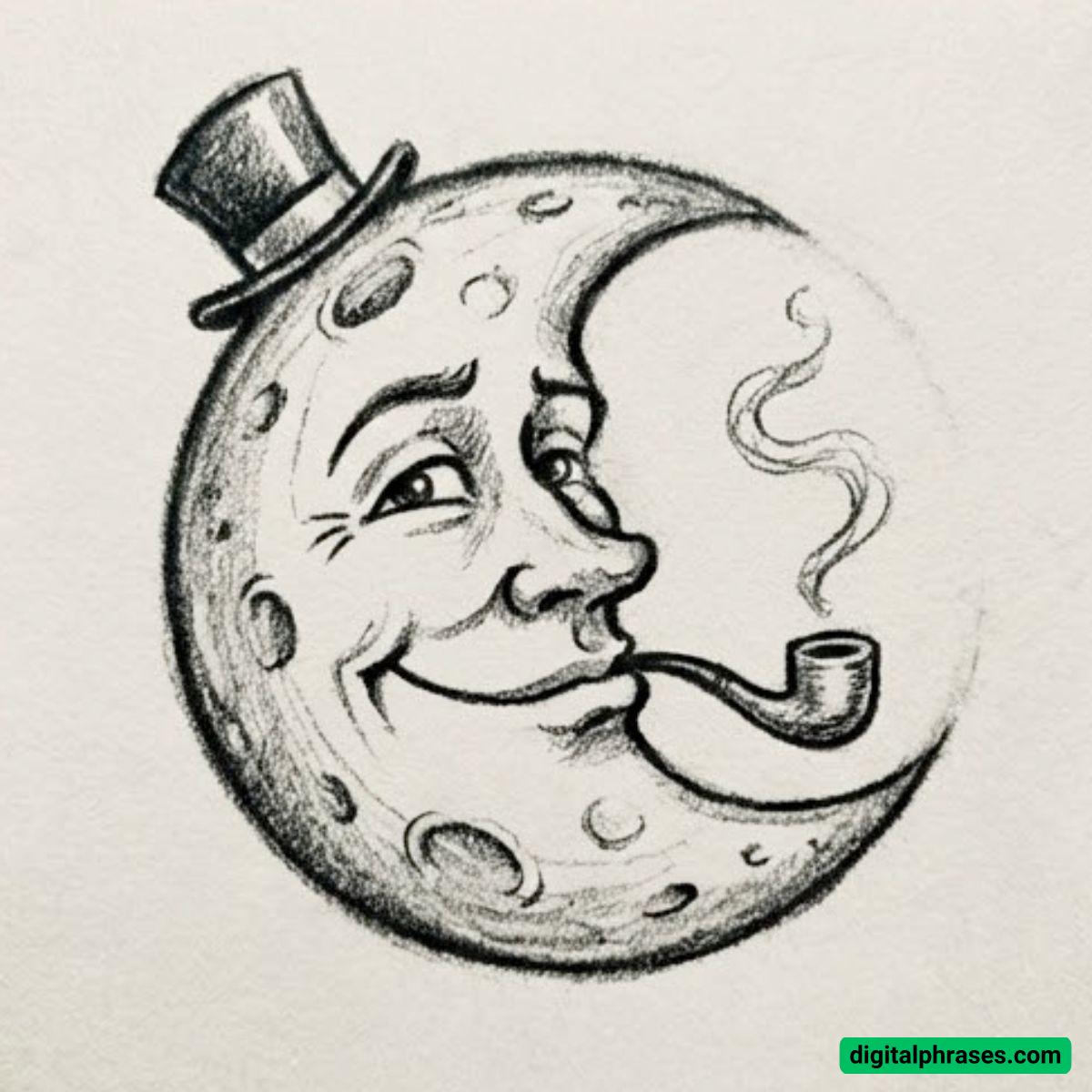 21 Moon Drawing Ideas