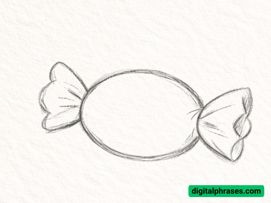 How To Draw a Cartoon Candy?