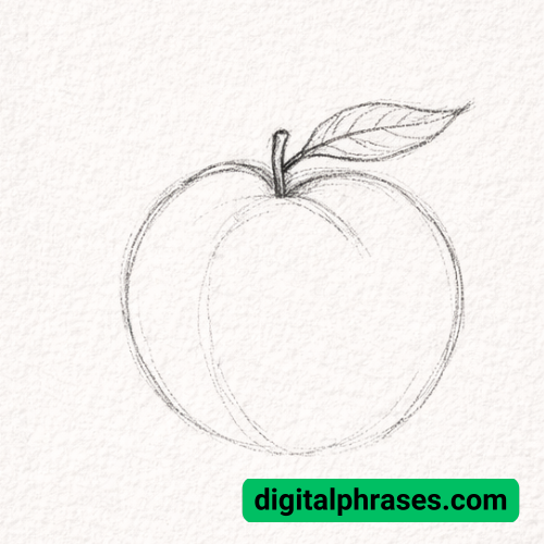 How To Draw a Peach How To Draw a Peach