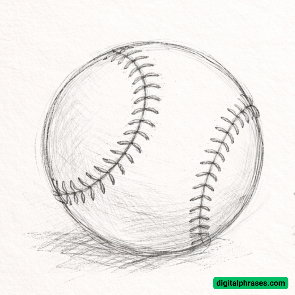 How To Draw a Baseball
