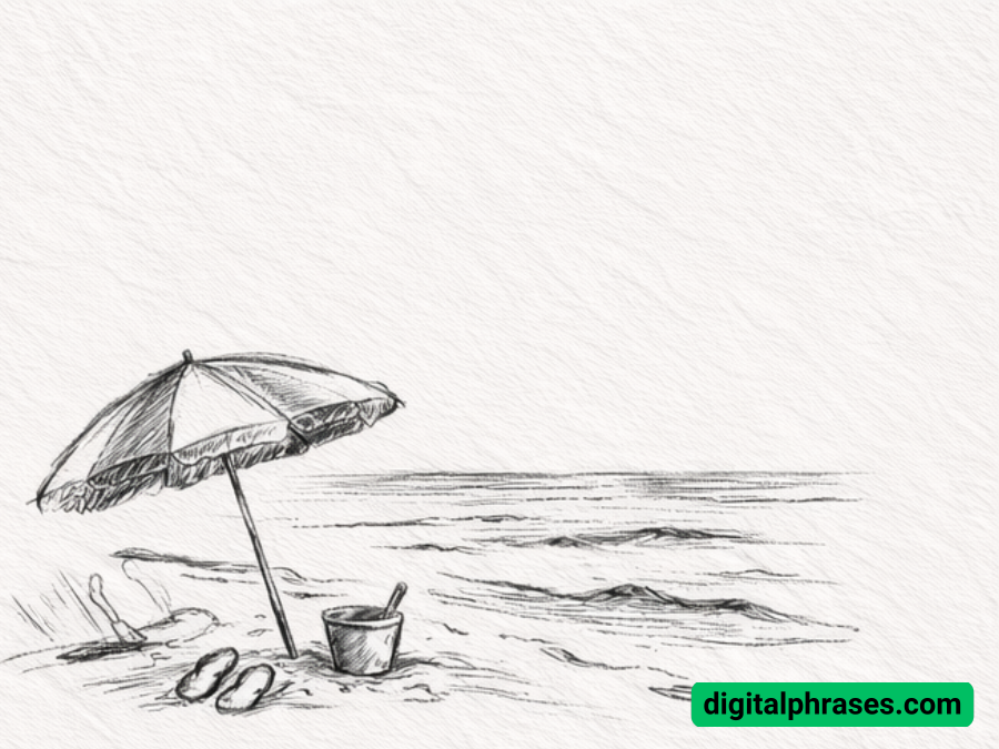 How To Draw a Summer Beach