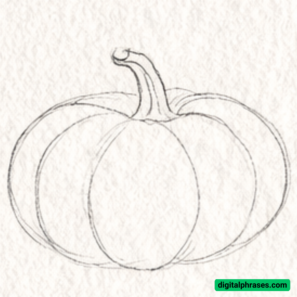 How To Draw a Pumpkin How To Draw a Pumpkin
