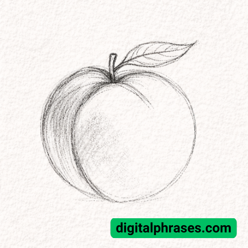 How To Draw a Peach How To Draw a Peach