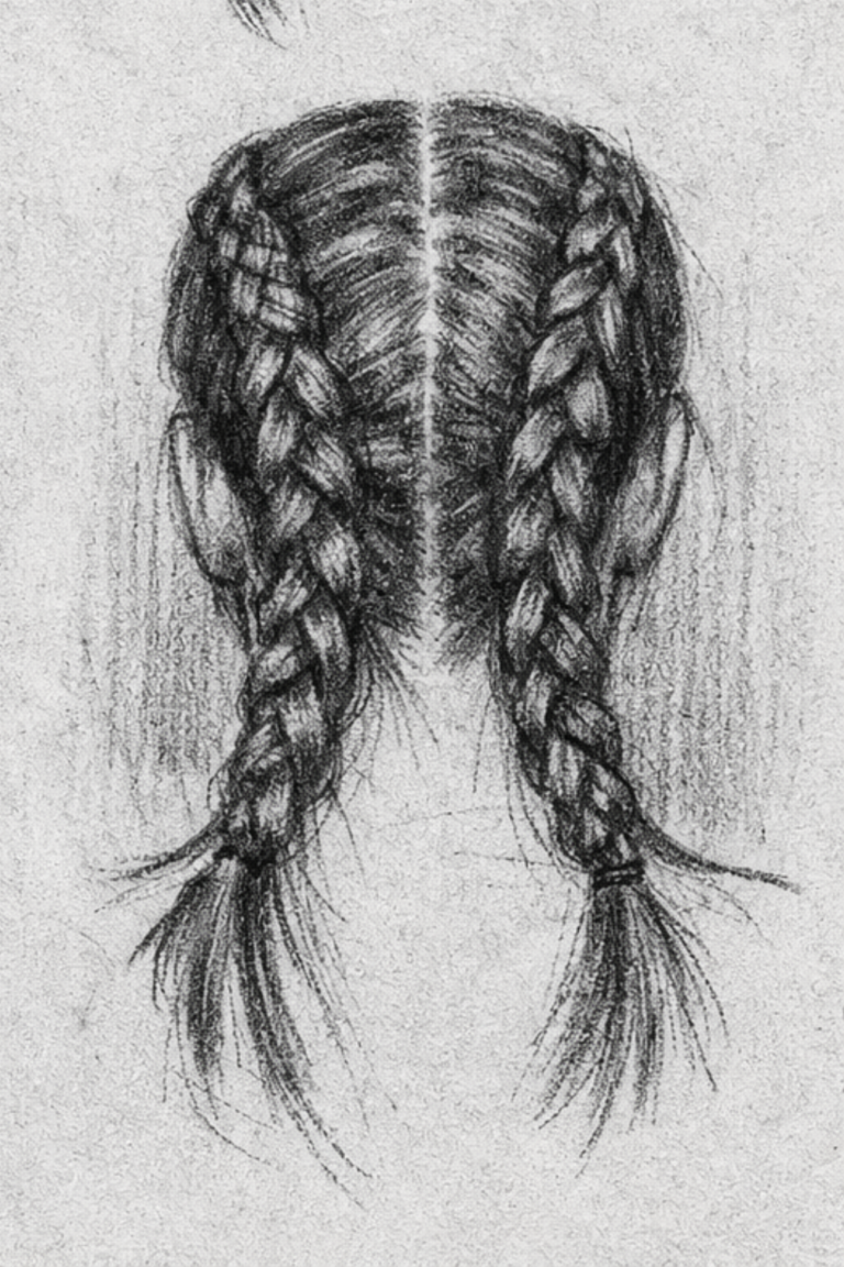 13 Braid Drawing Ideas