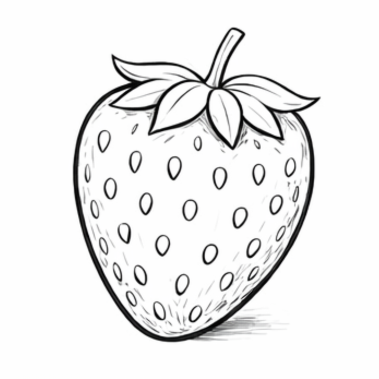 How To Draw a Strawberry?