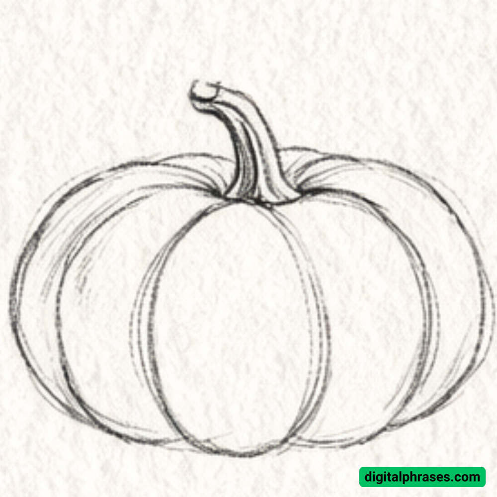 How To Draw a Pumpkin How To Draw a Pumpkin