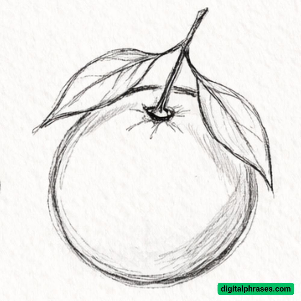 How To Draw an Orange?