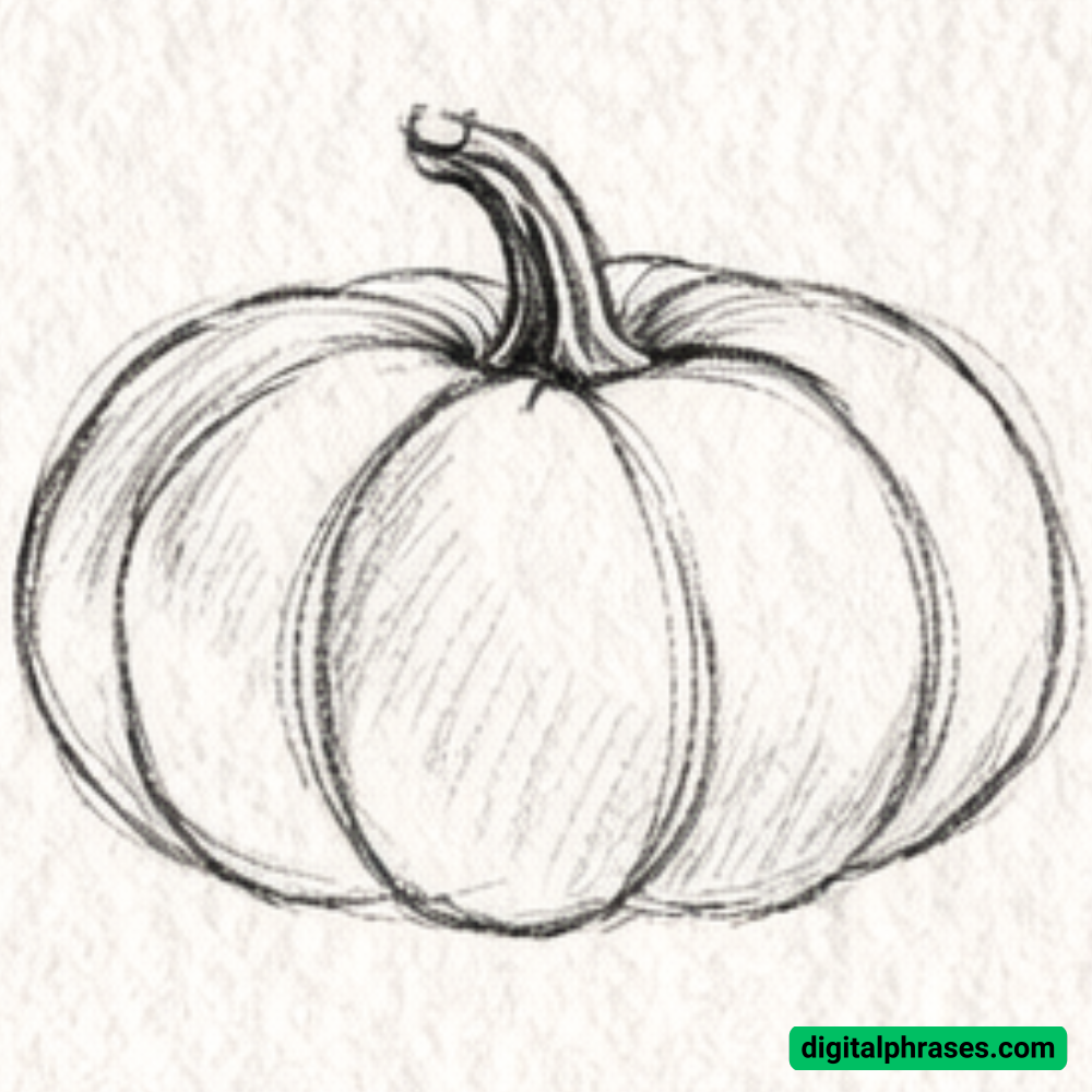 How To Draw a Pumpkin How To Draw a Pumpkin