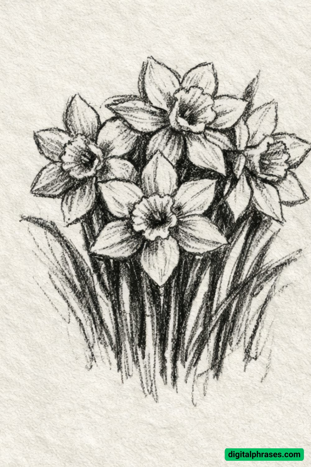 18 Daffodil Drawing Ideas 18 Daffodil Drawing Ideas