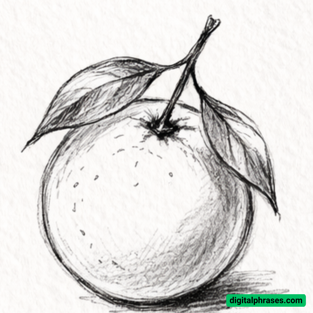 How To Draw an Orange?