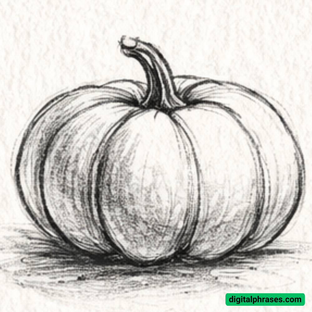 How To Draw a Pumpkin How To Draw a Pumpkin