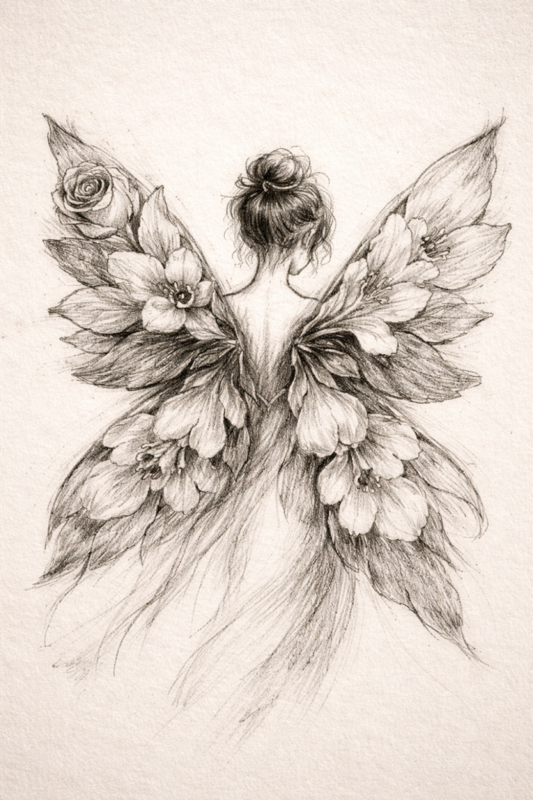 13 Fairy Wings Drawing Ideas