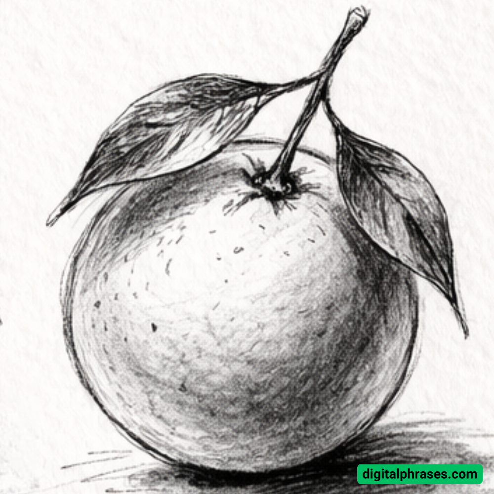 How To Draw an Orange?