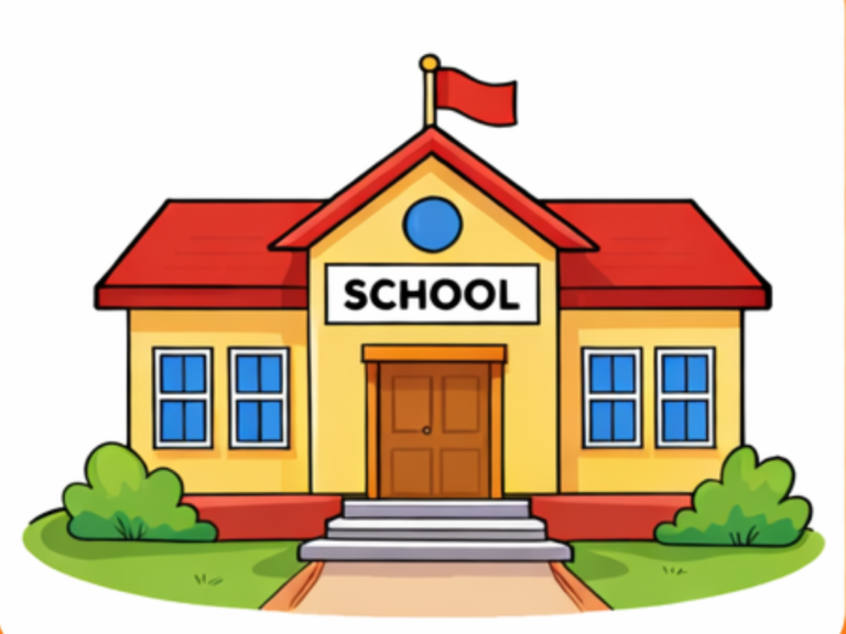 How To Draw a School