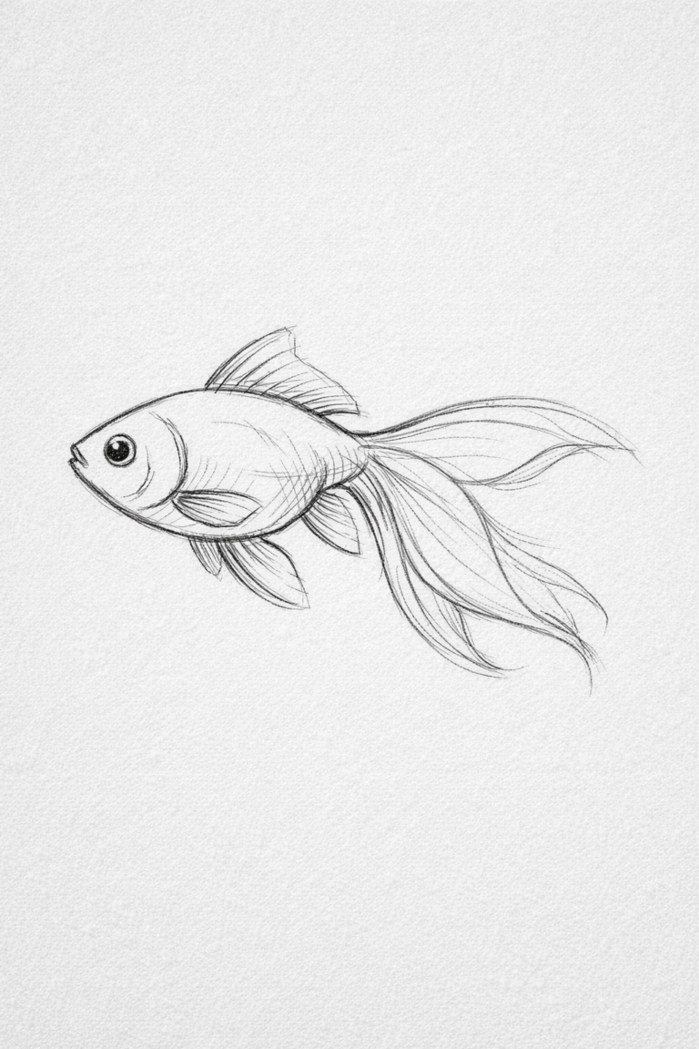 23 Fish Drawing Ideas