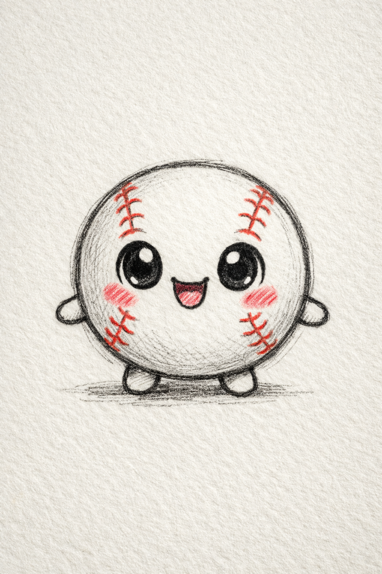 15 Baseball Drawing Ideas