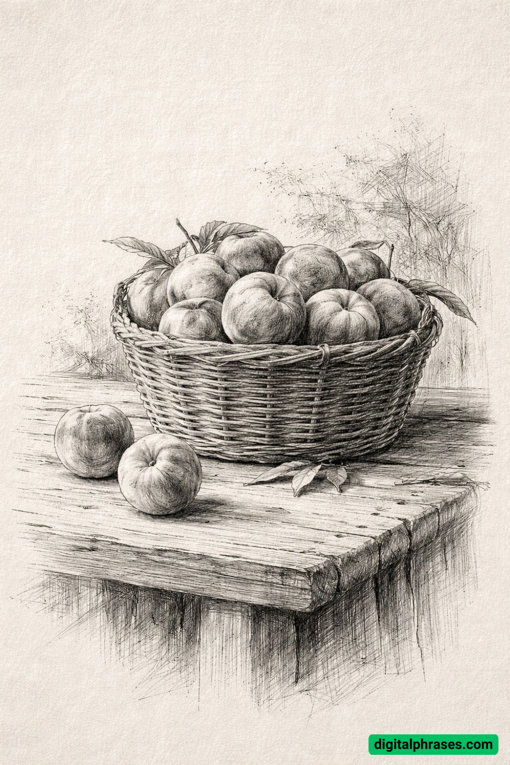 18 Peach Drawing Ideas