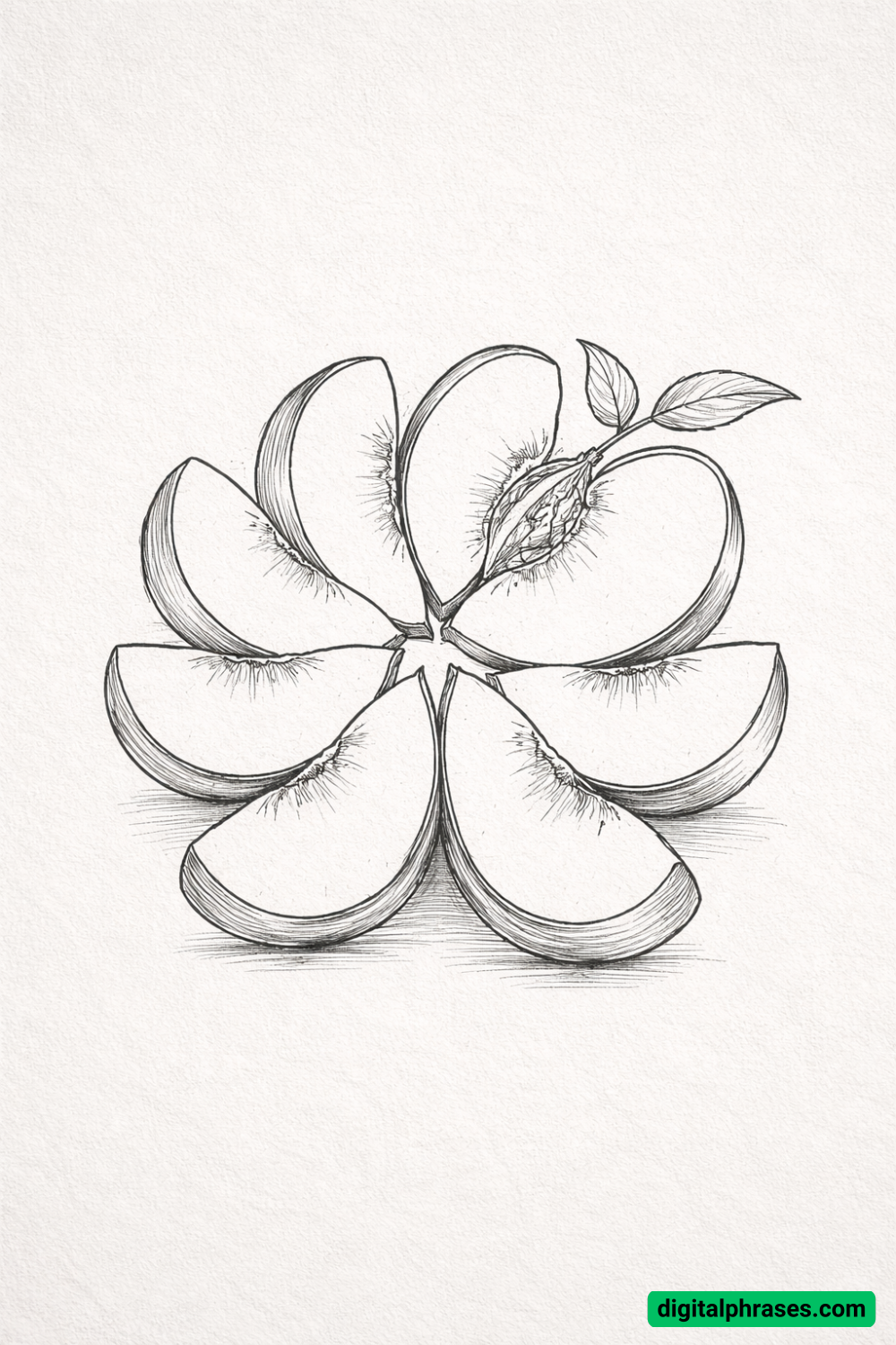 18 Peach Drawing Ideas 18 Peach Drawing Ideas