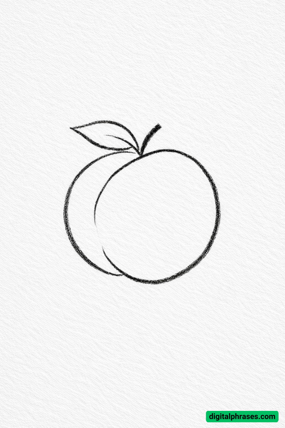 18 Peach Drawing Ideas