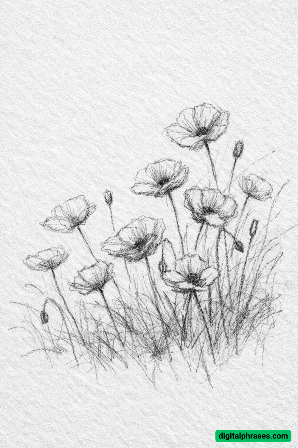 22 Poppy Flower Drawing Ideas 22 Poppy Flower Drawing Ideas