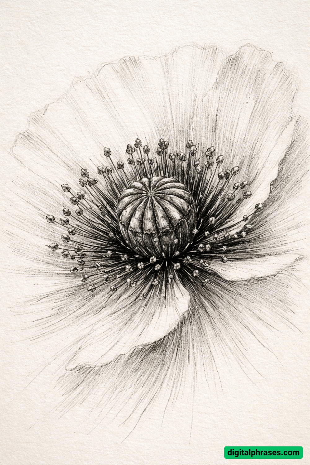 22 Poppy Flower Drawing Ideas