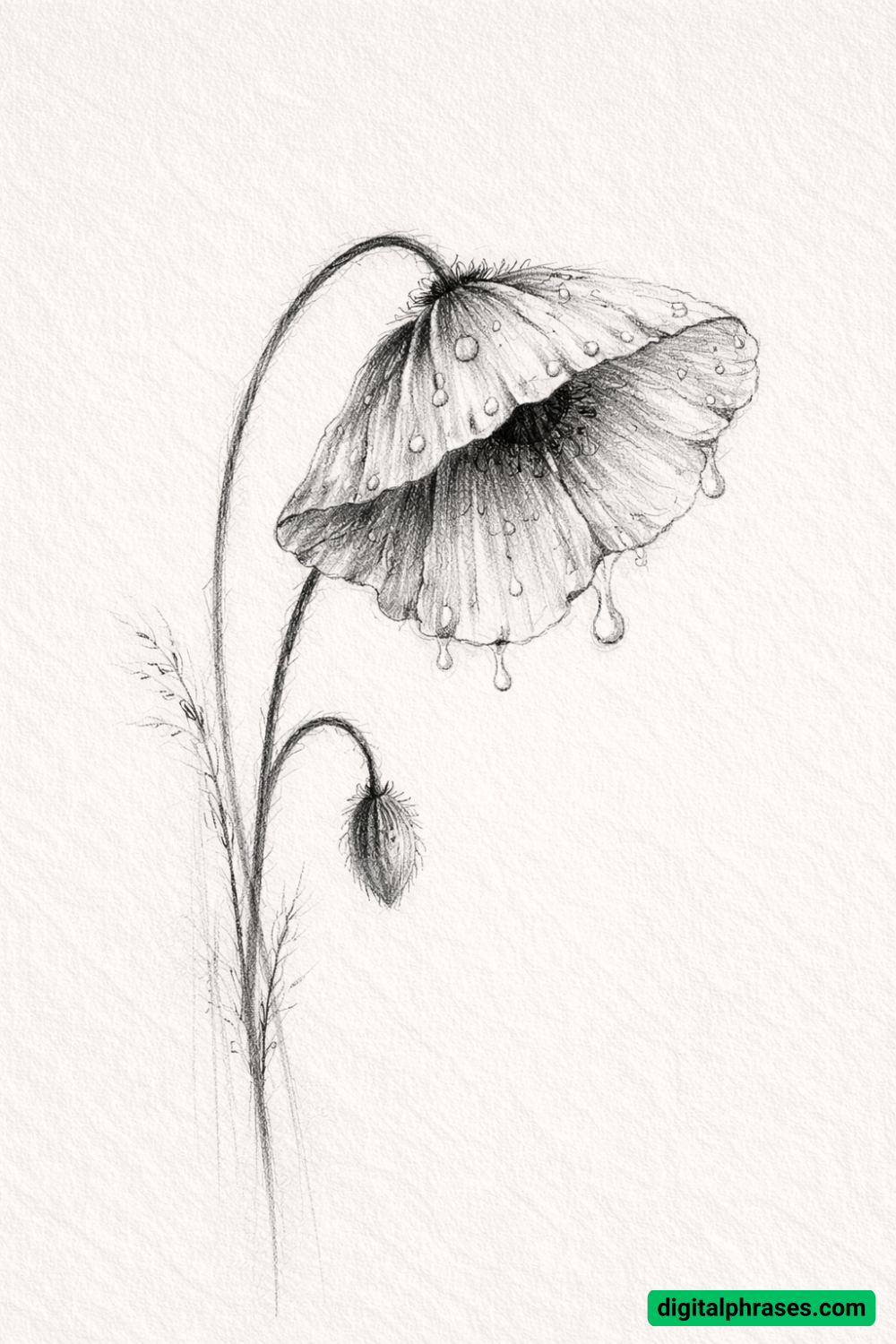 22 Poppy Flower Drawing Ideas 22 Poppy Flower Drawing Ideas