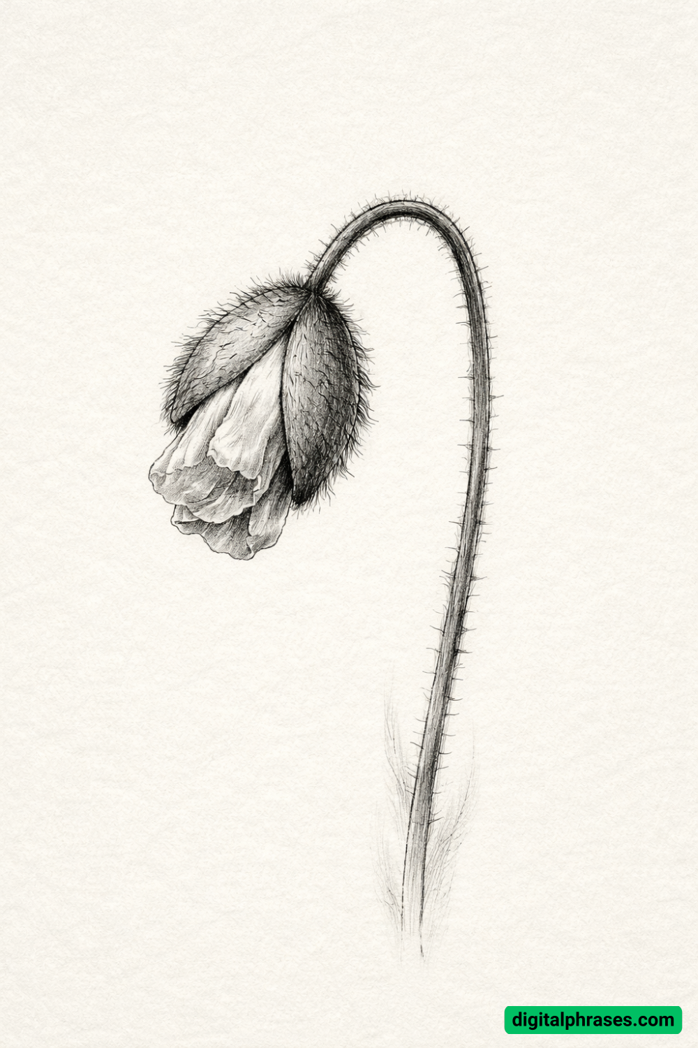 22 Poppy Flower Drawing Ideas