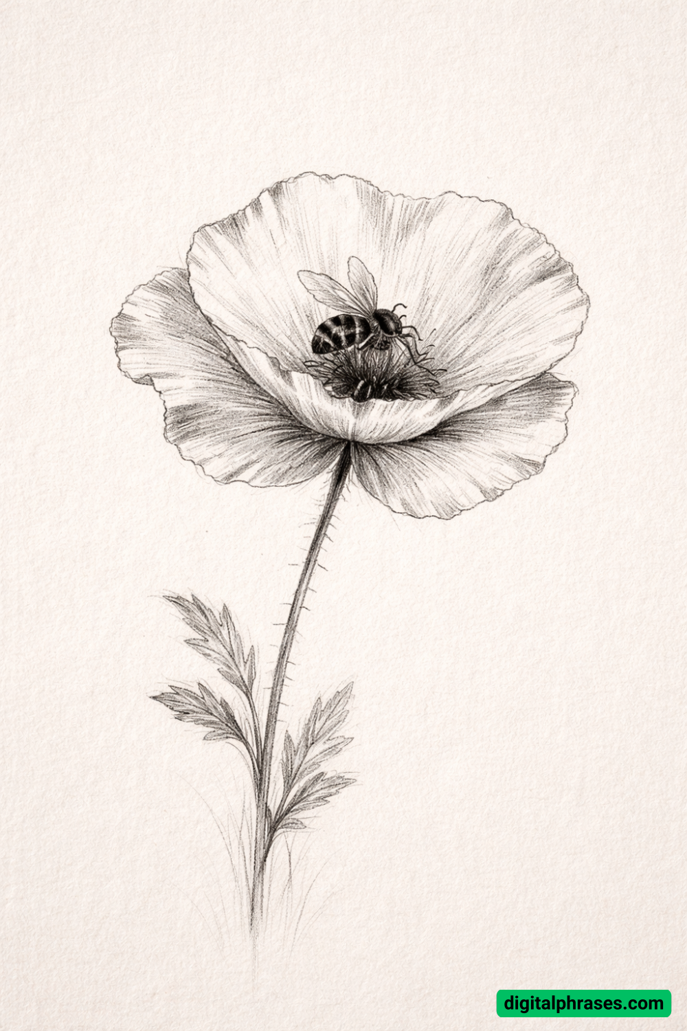 22 Poppy Flower Drawing Ideas 22 Poppy Flower Drawing Ideas
