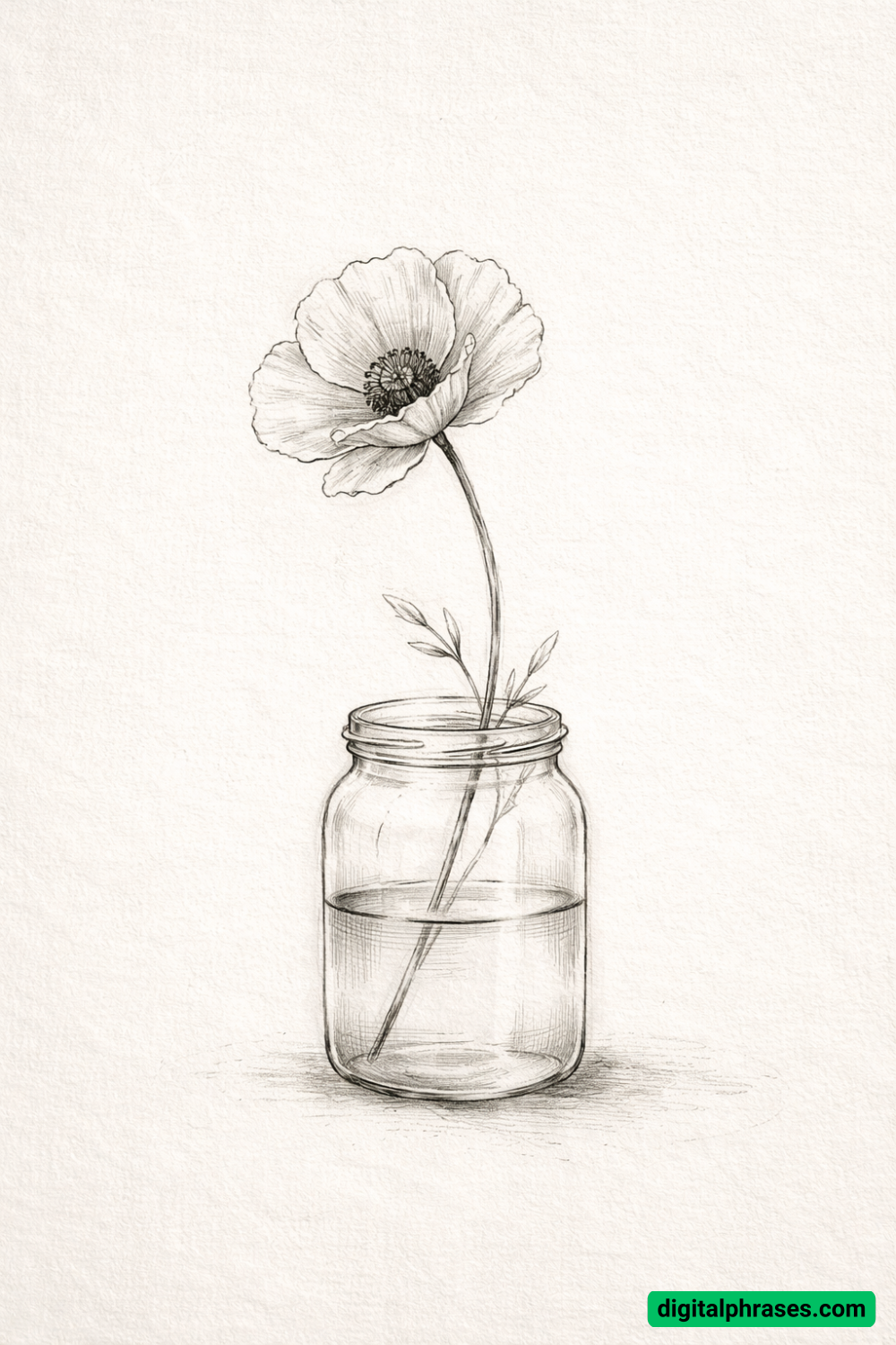 22 Poppy Flower Drawing Ideas