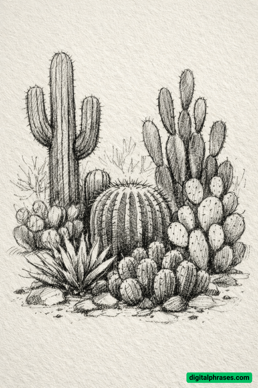 18 Cactus Drawing Ideas 18 Cactus Drawing Ideas