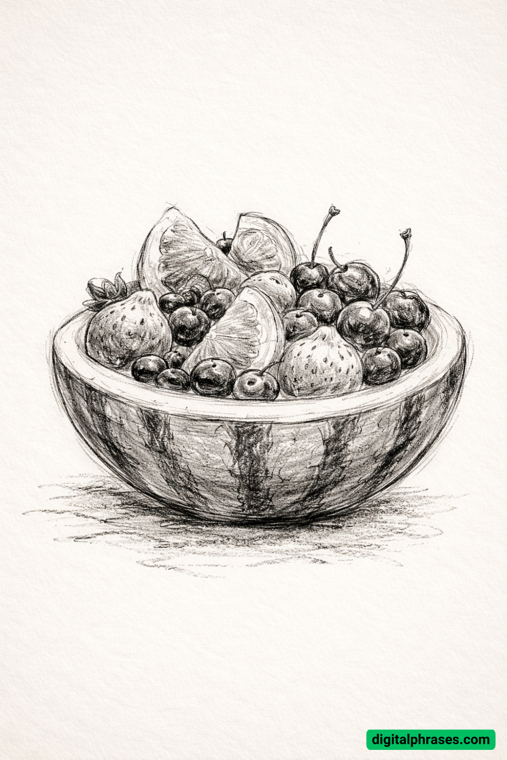 15 Watermelon Drawing Ideas