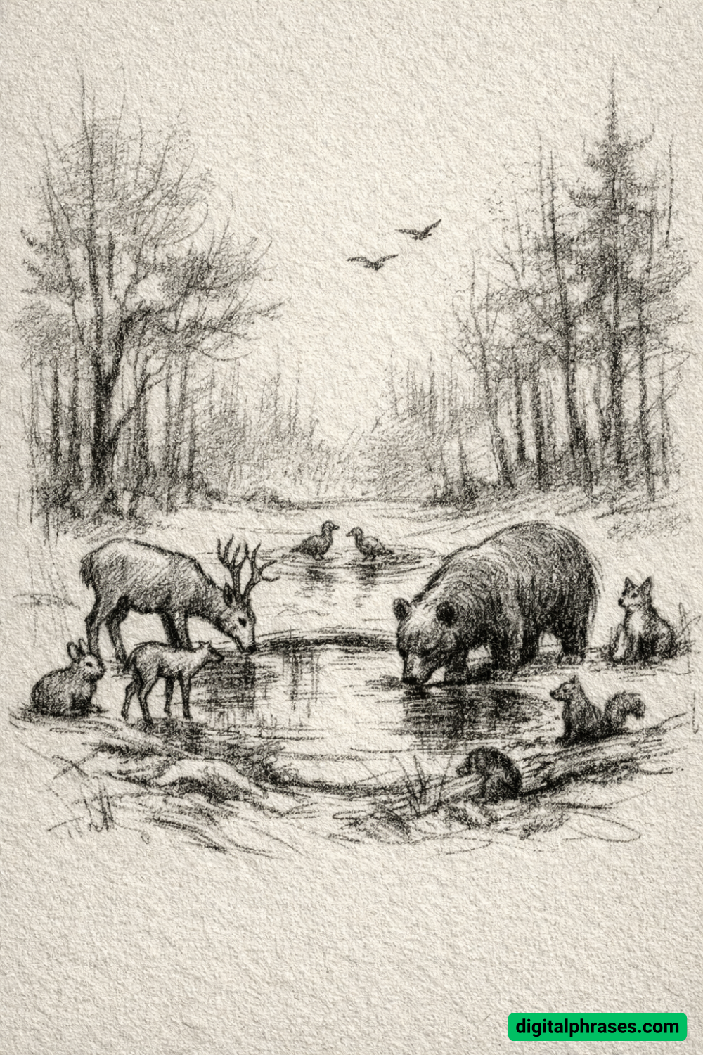 25 Forest Drawing Ideas