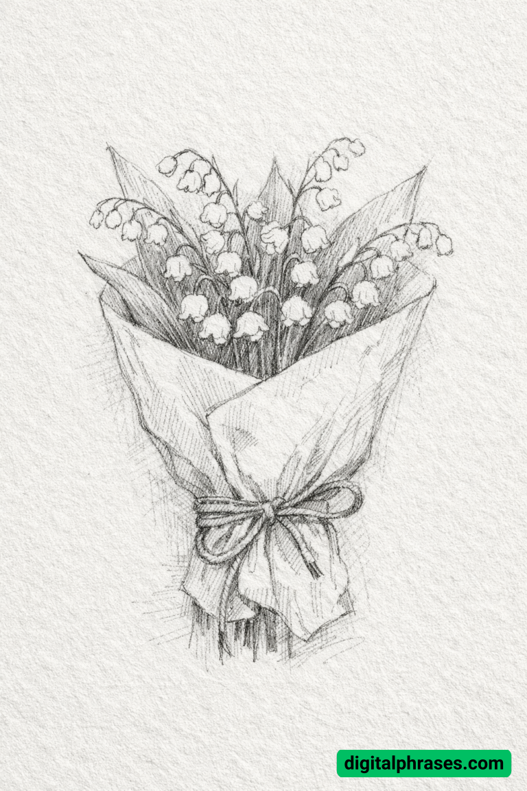 17 Lily of the Valley Drawing Ideas