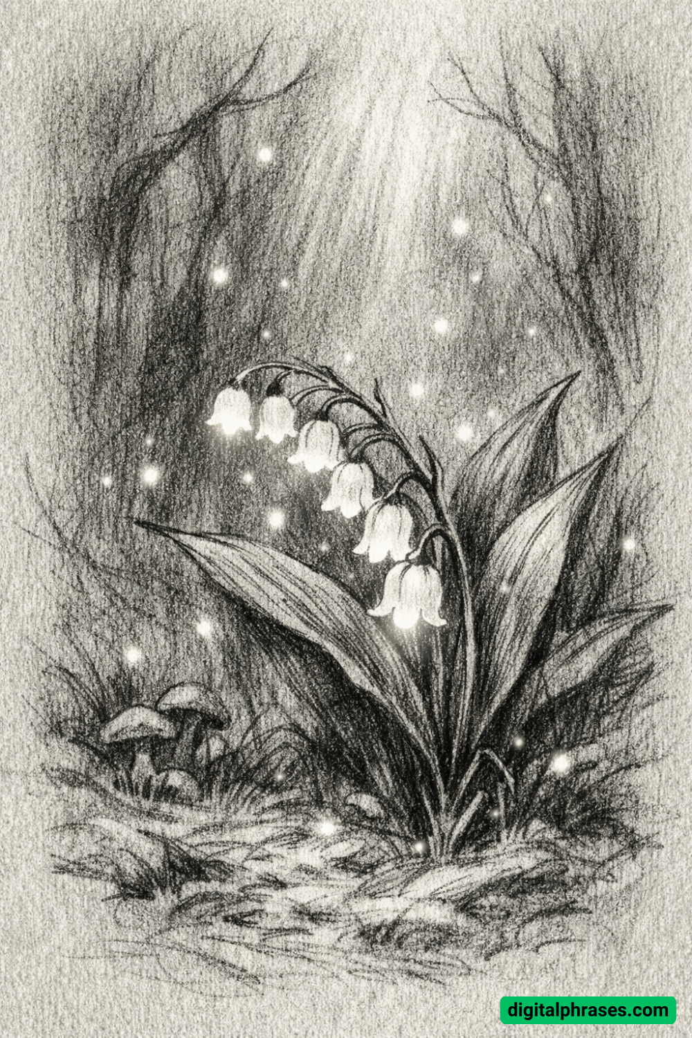 17 Lily of the Valley Drawing Ideas